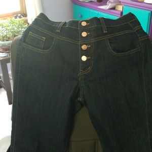 Modcloth Karaoke Seamstress skinny jeans